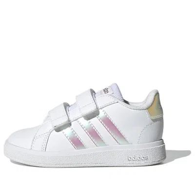 Adidas Originals (td) Adidas Grand Court 2.0 'white Iridescent' In Multi