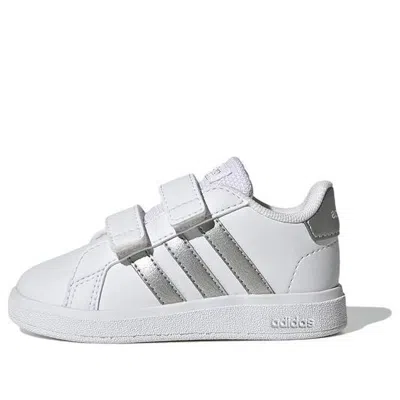 Adidas Originals (td) Adidas Grand Court 2.0 'white Silver' In Multi