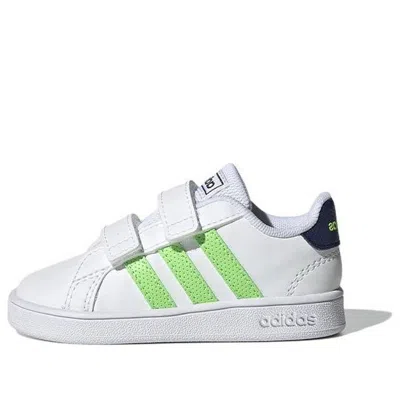 Adidas Originals (td) Adidas Grand Court Cf 'white Solar Green' In Multi