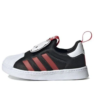Adidas Originals (td) Adidas Hello Kitty X Superstar 360 'black Vivid Red'