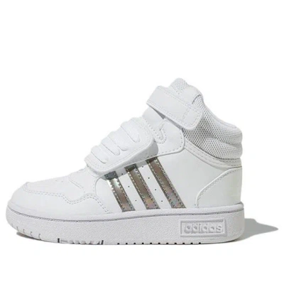 Adidas Originals (td) Adidas Hoops Mid 3.0 Ac I Shoes 'white Silver'