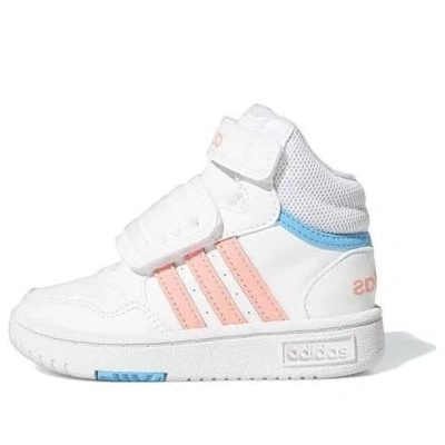 Adidas Originals (td) Adidas Hoops Mid 'white Pink Blue'