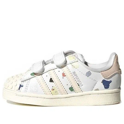 Adidas Originals (td) Adidas Lego X Superstar Cf I 'bricks And Figurine - White Wonder Quartz'