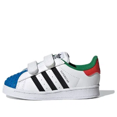 Adidas Originals (td) Adidas Lego X Superstar Cf I 'white Red Blue'