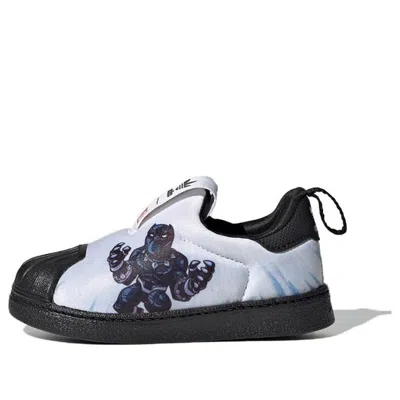 Adidas Originals (td) Adidas Marvel X Superstar 360 'black Panther' In Gray