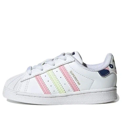 Adidas Originals (td)  Superstar 'white Lime Pink'