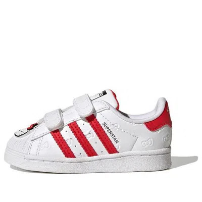 Adidas Originals (td)  Superstar X Hello Kitty Shoes 'white Red'