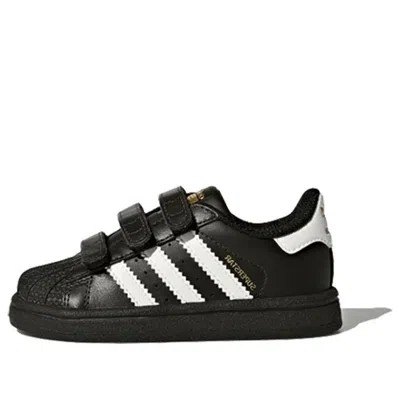 Adidas Originals (td) Adidas Superstar Cf I 'black White' In Animal Print