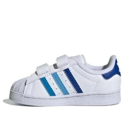 Adidas Originals (td) Adidas Superstar Cf 'white Royal Blue'