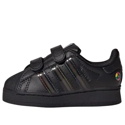 Adidas Originals (td) Adidas Superstar Led Light 'black' In Multi