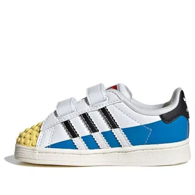 Adidas Originals (td) Adidas Superstar X Lego 'white Yellow Blue'