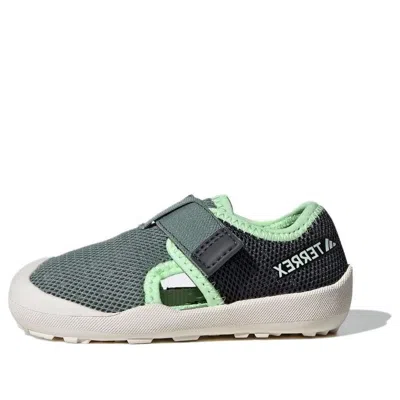 Adidas Originals (td) Adidas Terrex Captain Toey 'green Black White' In Gray