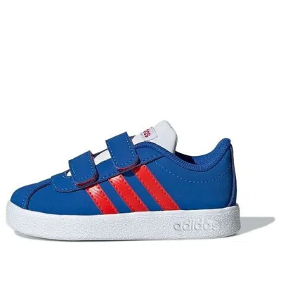 Adidas Originals (td) Adidas Vl Court 2.0 Cmf I 'blue Red'