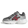 Adidas Originals (td) Adidas Yung-96 Chasm El I Grey/red In Gray