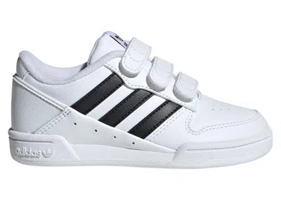 Pre-owned Adidas Originals Team Court 2.0 Str Comfort Closure Sneakers In Cloud White/core Black In Multi