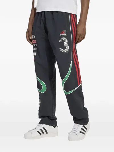 Adidas Originals Teamgeist Logo Trackpant In Black