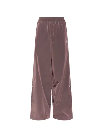 Adidas Originals Teamgeist Logo-print Wide-leg Track Pants In Pink