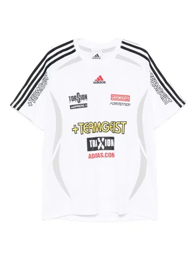 Adidas Originals Teamgeist Moto Graphic Jersey In White