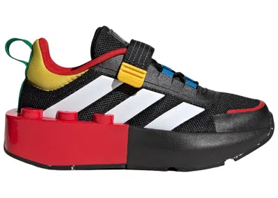 Pre-owned Adidas Originals Tech Rnr Lego Sneakers In Core Black/cloud White/red In Multi