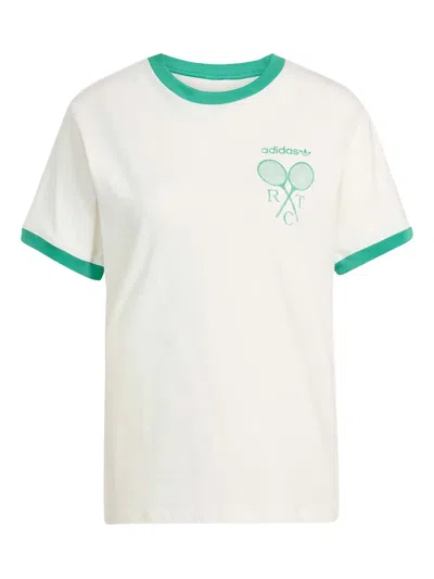 Adidas Originals Tennis T-shirt In White