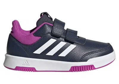 Pre-owned Adidas Originals Tensaur Hook And Loop Sneakers In Shadow Navy Blue/cloud White/flash Pink