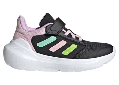 Pre-owned Adidas Originals Tensaur Run 2.0 Sneakers In Core Black/clear Mint/clear Pink