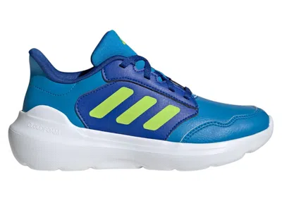 Pre-owned Adidas Originals Tensaur Run 3.0 Sneakers In Bright Blue/solar Slime/royal Blue
