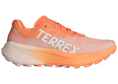 Pre-owned Adidas Originals Terrex Agravic 3 Trail (women's) Sneakers In Amber Tint/crystal White/putty Mauve In Multi