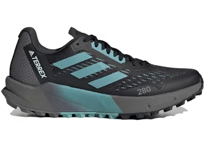 Pre-owned Adidas Originals Terrex Agravic Flow 2 Black (women's) Sneakers In Core Black/mint Ton/cloud White