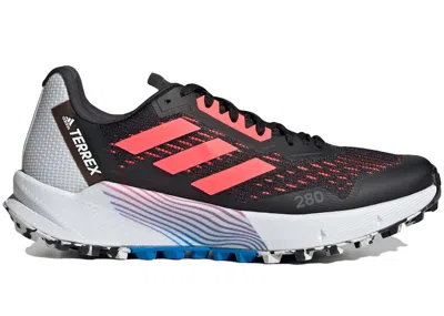 Pre-owned Adidas Originals Terrex Agravic Flow 2 Black (women's) Sneakers In Core Black/turbo/blue Rush