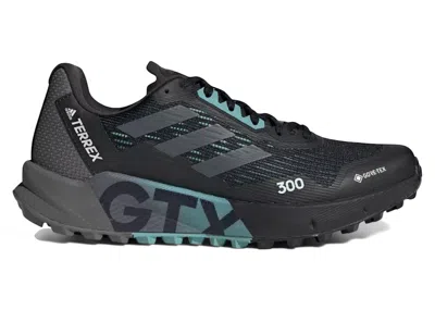 Pre-owned Adidas Originals Terrex Agravic Flow 2.0 Goretex Black Grey (women's) Sneakers In Core Black/grey Six/mint Ton