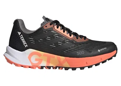 Pre-owned Adidas Originals Terrex Agravic Flow 2.0 Goretex Trail (women's) Sneakers In Core Black/coral Fusion