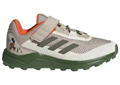 Pre-owned Adidas Originals Terrex Agravic Flow Trail Disney Sneakers In Wonder Beige/olive Strata/semi Impact Orange
