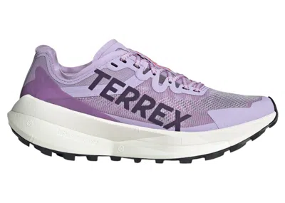 Pre-owned Adidas Originals Terrex Agravic Speed Trail (women's) Sneakers In Powder Plum/aurora Plum/lucid Red