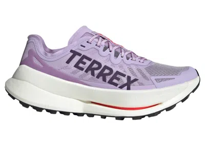 Pre-owned Adidas Originals Terrex Agravic Speed Ultra Trail (women's) Sneakers In Powder Plum/aurora Plum/lucid Red