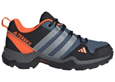 Pre-owned Adidas Originals Terrex Ax2r Grey Sneakers In Wonder Steel/grey Three/impact Orange