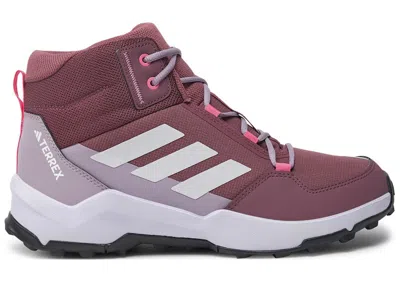 Pre-owned Adidas Originals Terrex Ax4r Mid Sneakers In Burgundy/silver Dawn/pink Fusion In Multi