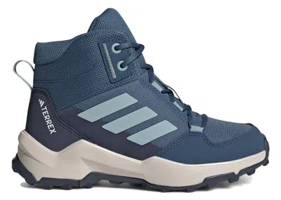 Pre-owned Adidas Originals Terrex Ax4r Mid Sneakers In Wonder Steel/magic Grey/shadow Navy Blue In Multi