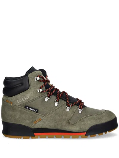 Adidas Originals Terrex Cold.rdy Snowpitch Boots In Green