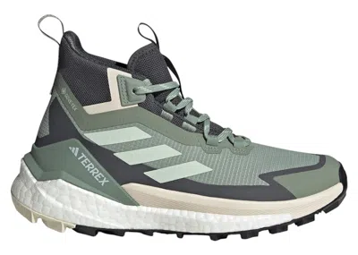 Pre-owned Adidas Originals Terrex Free Hiker 2.0 Goretex (women's) Sneakers In Silver Green/linen Green/grey Six