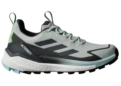 Pre-owned Adidas Originals Terrex Free Hiker 2.0 Low Goretex (women's) Sneakers In Semi Flash Aqua/carbon/lucid Lime