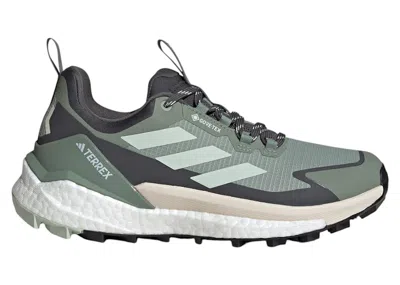 Pre-owned Adidas Originals Terrex Free Hiker 2.0 Low Goretex (women's) Sneakers In Silver Green/linen Green/grey Six