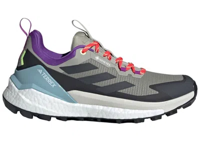 Pre-owned Adidas Originals Terrex Free Hiker 2.0 Low Goretex (women's) Sneakers In Trace Cargo/core Black/active Purple