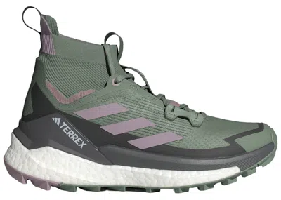 Pre-owned Adidas Originals Terrex Free Hiker 2.0 (women's) Sneakers In Silver Green/preloved Fig/crystal Jade In Multi
