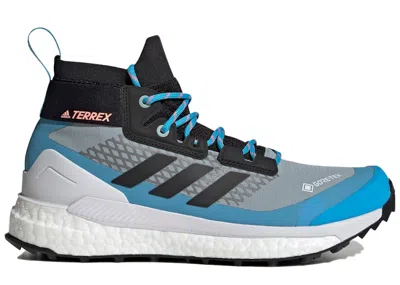 Pre-owned Adidas Originals Terrex Free Hiker Goretex (women's) Sneakers In Magic Grey/core Black/sky Blue Rush