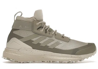 Pre-owned Adidas Originals Terrex Free Hiker Parley Aluminum (women's) Sneakers In Aluminium/sesame/grey Feather