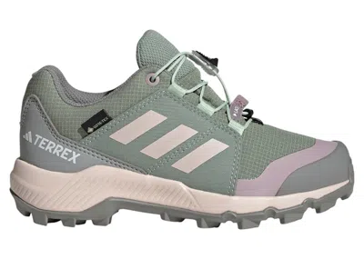 Pre-owned Adidas Originals Terrex Goretex Sneakers In Silver Green/linen Green/preloved Fig