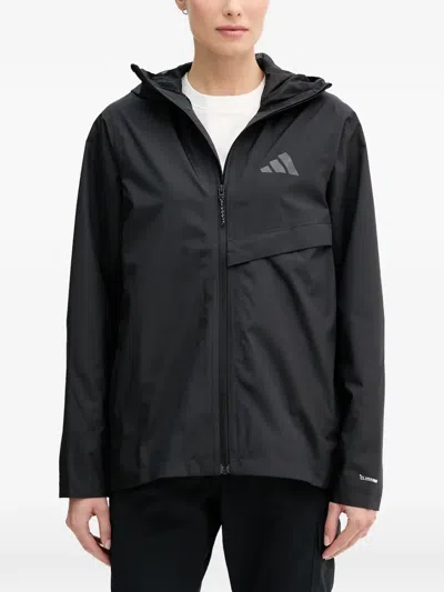 Adidas Originals Terrex Hooded Jacket In Black