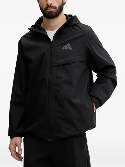 Adidas Originals Terrex Hooded Jacket In Black