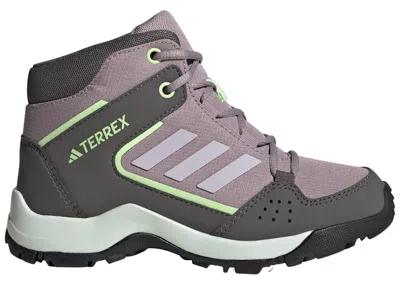 Pre-owned Adidas Originals Terrex Hyperhiker Mid Sneakers In Preloved Fig/silver Dawn/green Spark In Multi